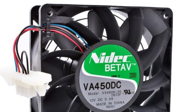 Novo Nidec12038 12 V 3.3A 12 CM VA450DC V34809-35 servidor booster ventilador de refrigeração