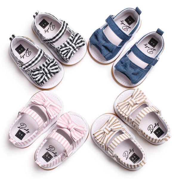 

cotton cloth striped men and women baby casual shoes
