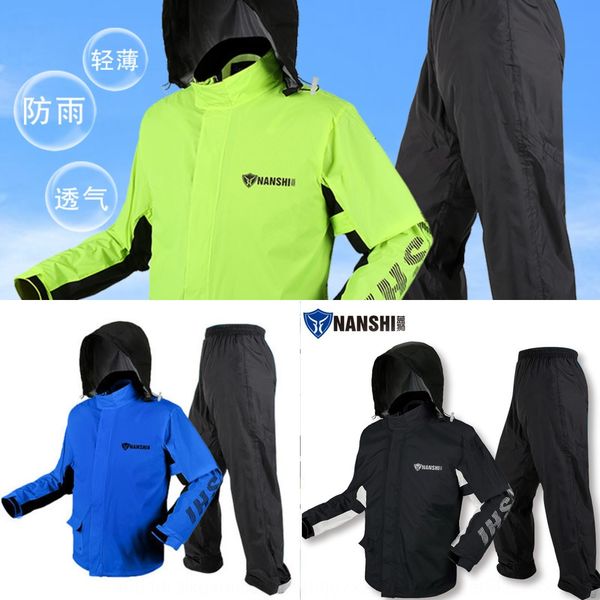

motorcycle split raincoat suit motorcycle riding labor protection raincoat thin outdoor fishing, Red;brown