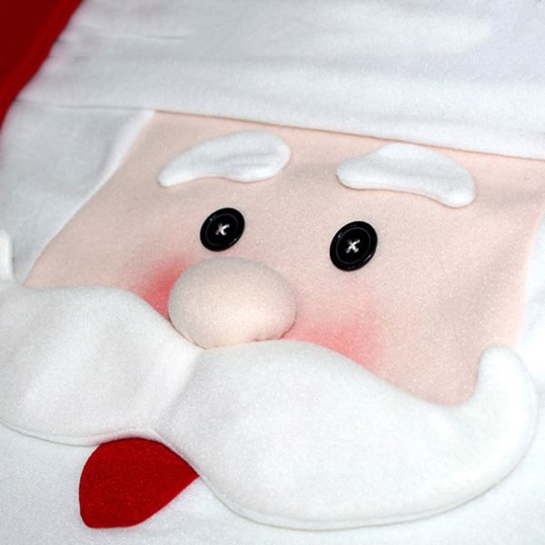 

hot xmas мистер и миссис санта-клауса рождество обеденный обеденный стол стул крышка украшения подарков yan
