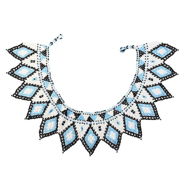 

сша склад урожай turk стиль с смола бисера заявление choker bib ожерелье южной африки индии египетском tribal ethnic воротник ювелирные изде, Silver