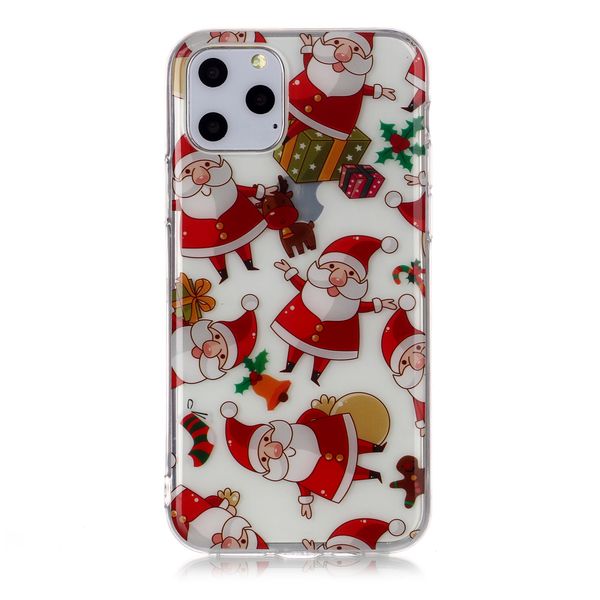 

christmas gift soft tpu clear phone case for iphone 11 pro x xs max xr samsung s10 note10 case shockproof anti-scratch phone covers