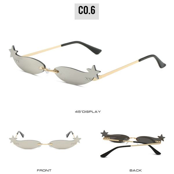 

2018 glasses colors oval crystal sunglasses women cool fashion brand designer glitter lens female party glasses oculos de sol 8aicp tfwls