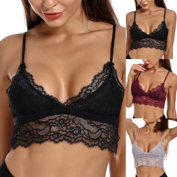 

new brand 2020 lace women bras big size big size bralette ultra-thin pure cotton bra underwear direct delivery dorpping, Red;black