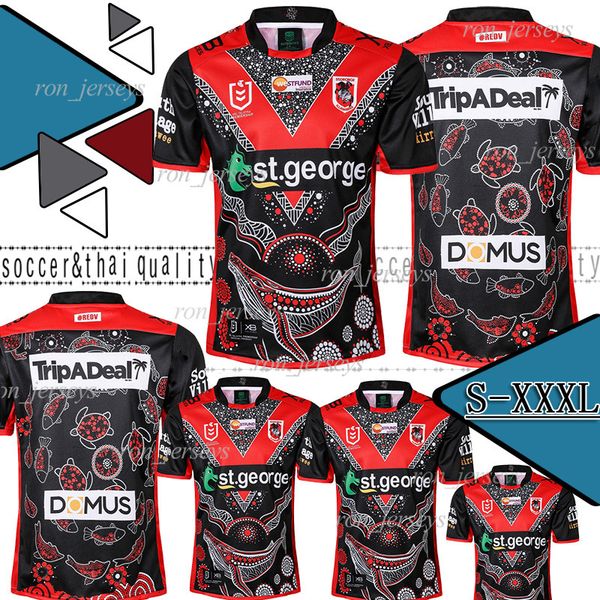 

19 20 St George Illawarra XBLADES DRAGONS Heroic Edition RUGBY JERSEY 2019 2020 National Rugby League St George Jersey shirts
