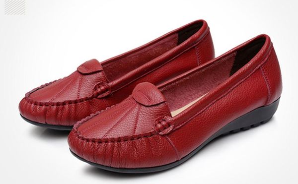 

2019 women's shoes in spring and autumn with new style flat bottom round head mother shoes #169, Black
