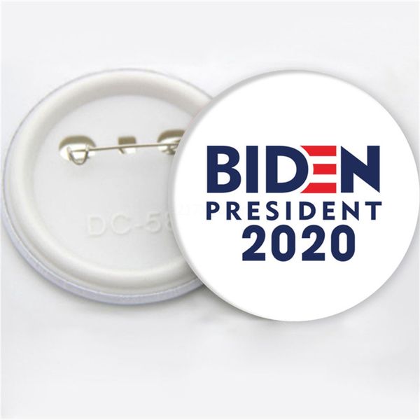 

8 styles joe biden brooch 2020 us presidential election biden badge tinplate election badge party favor 500 1pcs#854