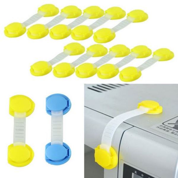 

amazing 5pcs/ lot cabinet door drawers refrigerator plastic lock for child kids baby safety wholesale random color