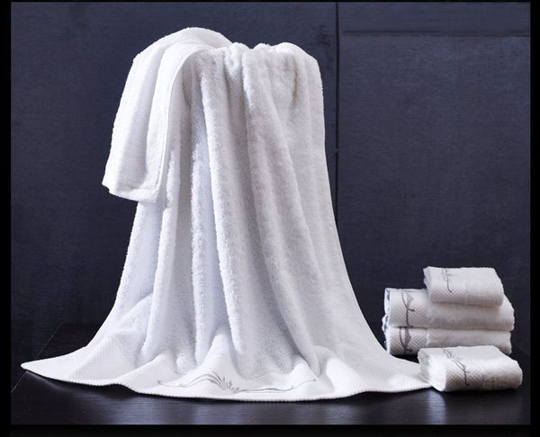 

high embroidered white l towel set cotton towel face towels bath adults washcloths absorbent antibacterial