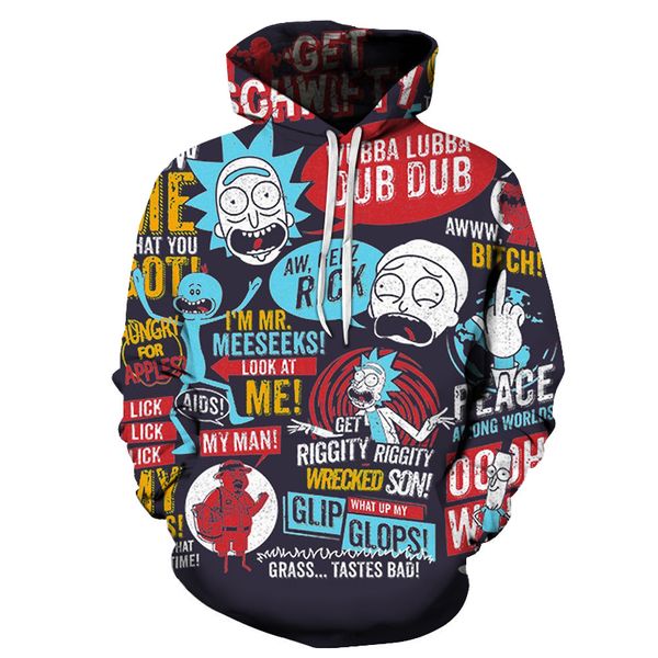 

3d print men sweatshirts funny colorful hoodie funny tracksuits brand pullover male hoodies streetwear coats, Black