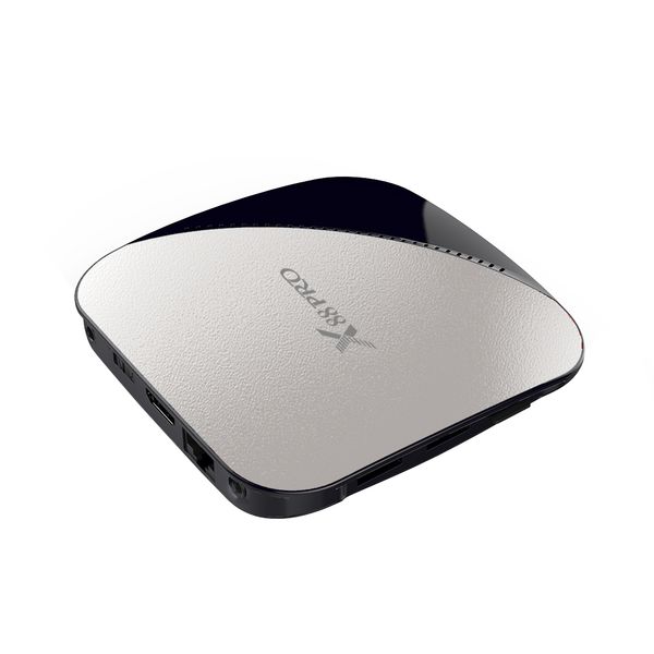 

x88 pro android 9.0 tv box rk3318 quad core 2.4g 5g dual wifi usb3.0 4k hdr h.265 media player