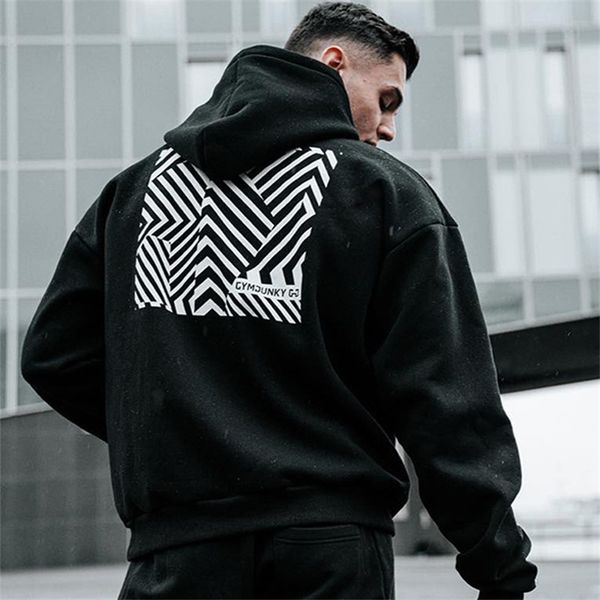 

new mens running jackets outdoor sports hoodies jogging hooded fleece sportswear gym thick training sweatshirts fitness jackets, Black;red