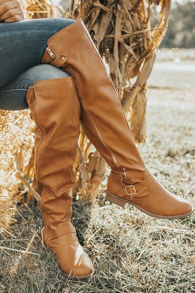 

monerffi over knee boots women rome style boots women flats shoes woman suede long botas winter thigh high 2019, Black