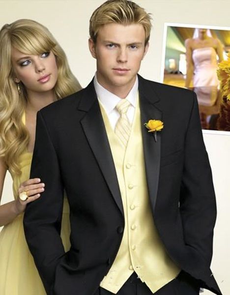 

new design black groom tuxedos groomsmen man suits mens wedding blazer suits (jacket+pants+vest+tie) 1137, Black;gray