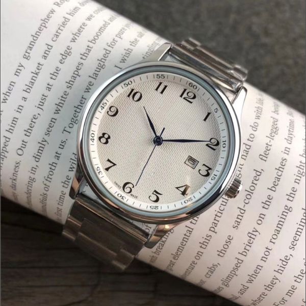 

luxury mens watch full stainless steel strap automatic watches men wristwatches sapphire orologio di lusso tm life waterproof, Slivery;brown