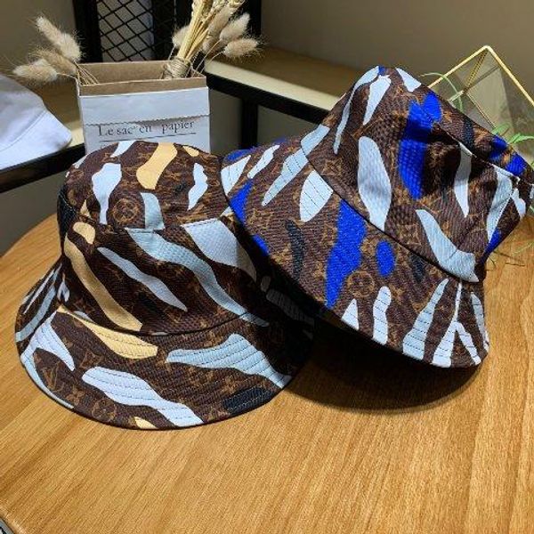 

new fashion casual wild print designer fisherman hat designer hats caps woman, Golden;silver