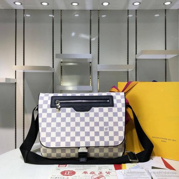 

Чехол для аксессуаров LoVuitto Damier Azur Pochette Сумка на плечо Damier Cobalt Matchpoint N40010 Размер: 29,5