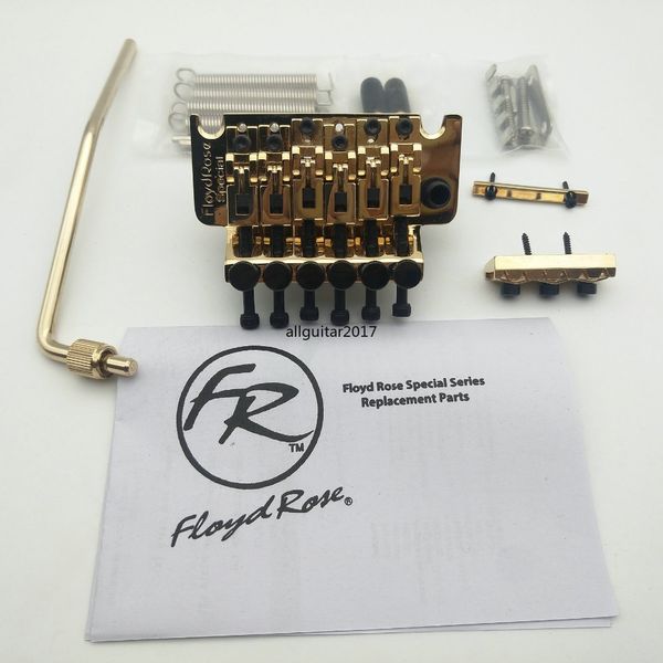 NOVITÀ Gold FRTS3000 System Tremolo Guitar Bridge Dado di bloccaggio 42mm / 43mm Parti di chitarra Made in Korea