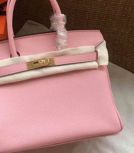 

50% off,original design pink togo birkin purse calf skin,gold,silver hardware,size25 30 35cm for chosen,made by machine,fast delivery