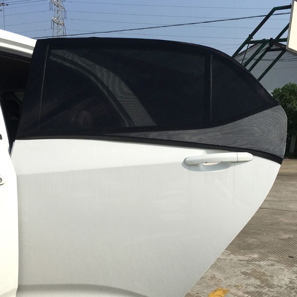 

2019 car-styling car sun shade 2xcar 66x54cm window cover sunshade curtain uv protection shield visor mesh dust car window mesh