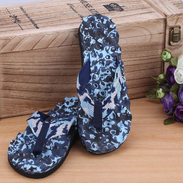 

men shoes slippers beach shoes men summer camouflage flip flops sandals slipper indoor & outdoor flip-flops#35, Black
