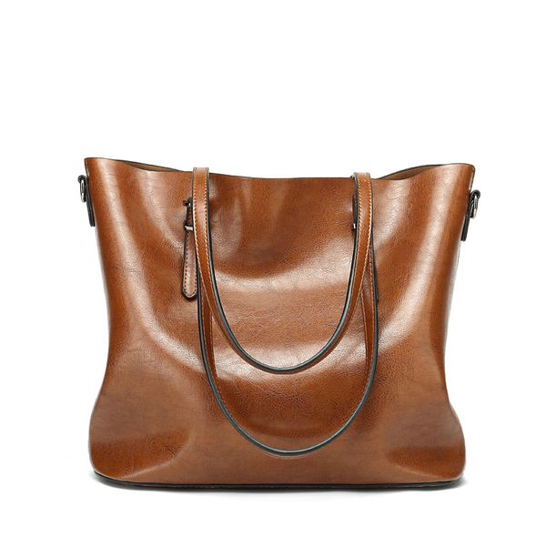 

leather handbags big women bag casual female bags trunk tote spanish brand shoulder bag ladies large bolsos