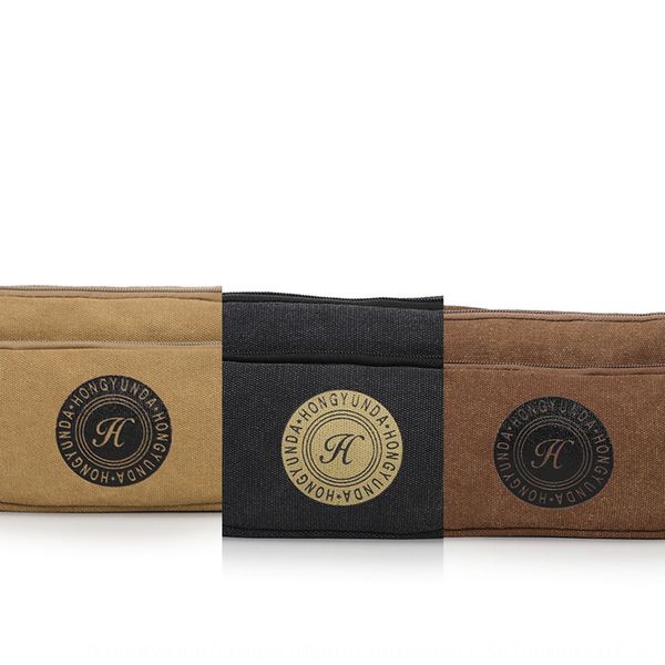 

sejzu multifunctional canvas mobile phone men's casual printing canvas running bag wear-resistant large capacity men's mobile phon, White