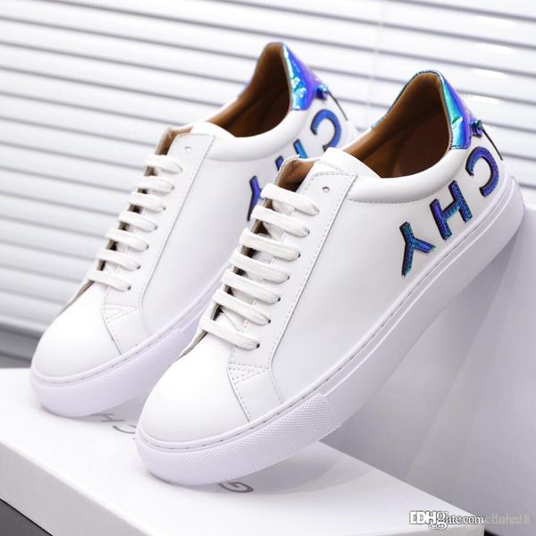 

new mens shoes ace white sneaker fashion trainers given off chy leather runner shoes platform ace men shoes 19ss givenchy, Blue;gray