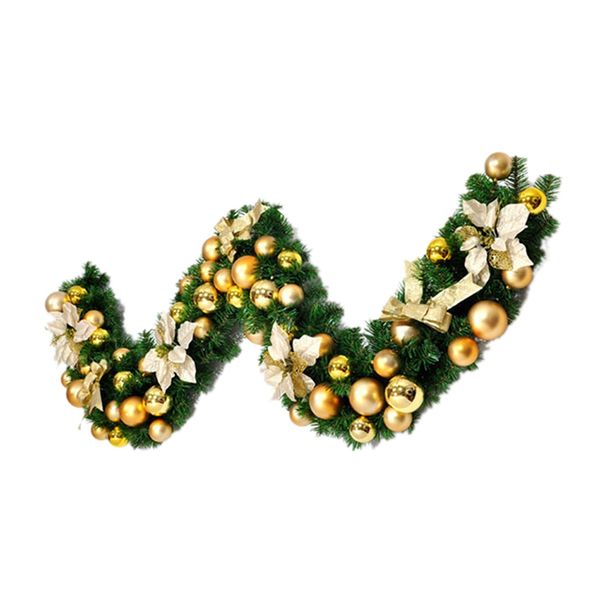 

new arrival christmas tree hanging ornament rattan christmas garland decorations door wall window hanging garland