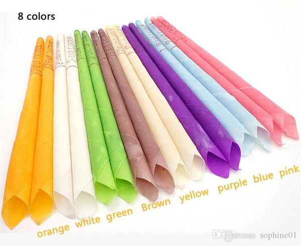 

100pcs/lot ear wax cleaner healthy care ear cleaner taper ear candles fragrance candling ears candles cleaner clean