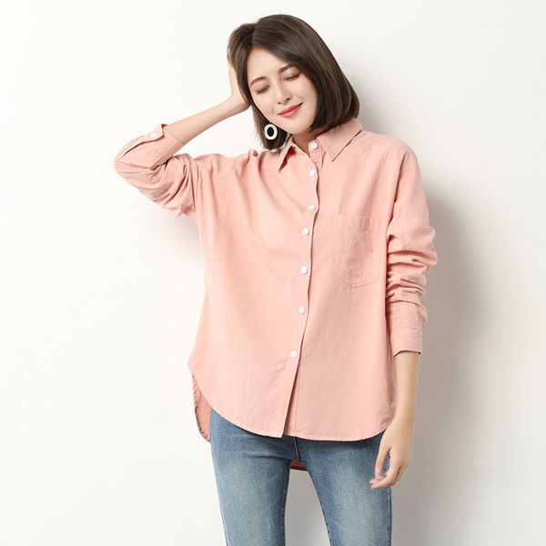 

loose shirt women's casual t-shirt shirt, White