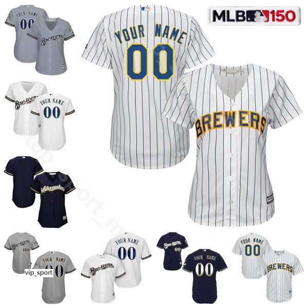 

Man Woman Youth Brewers Jerseys Baseball Lorenzo Cain Jesus Aguilar Orlando Arcia Yasmani Grandal Ben Gamel Ryan Braun Robin Yount