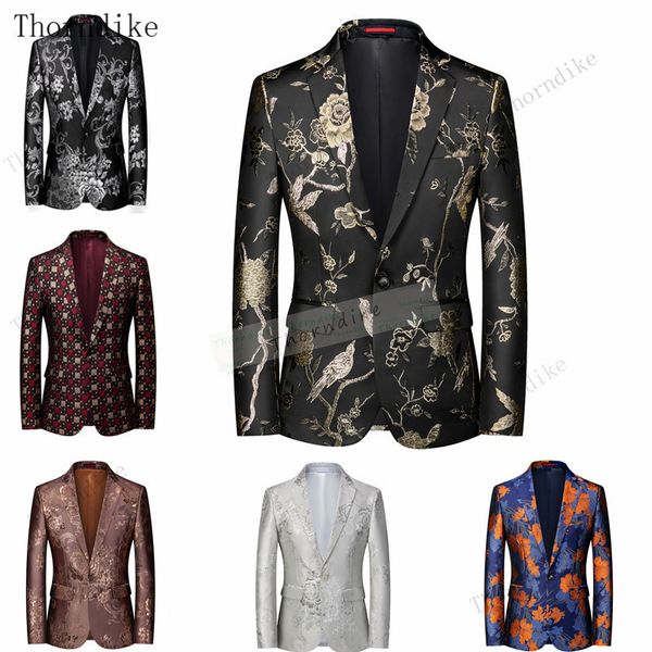 

thorndike one piece new fashion coat designs men suit slim fit elegant tuxedos wedding business party dress summer jacket, White;black