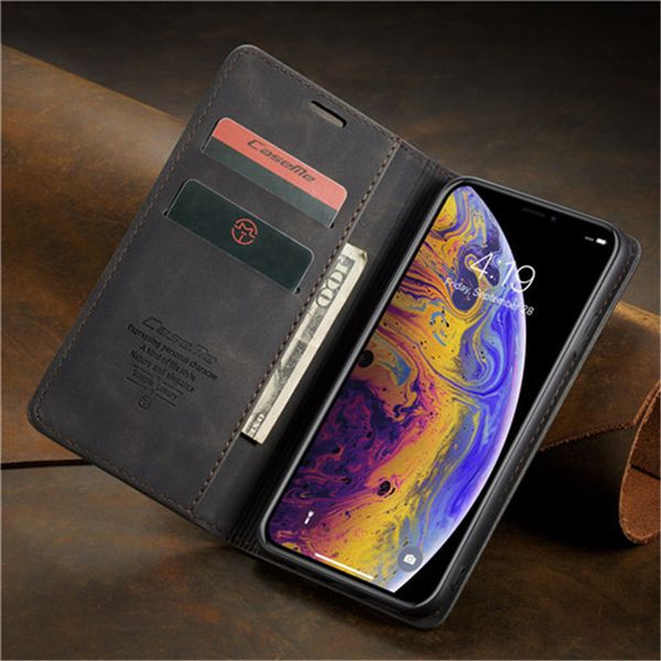 

fashion for iphone 11 11pro max case multi-function housing flip leather cover for iphone xs max xs xr 6 plus cover