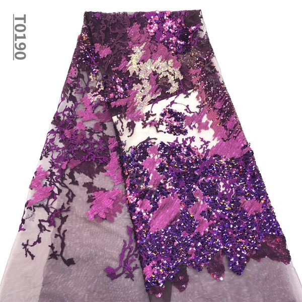 

new design african tulle mesh lace embroidery fabric with sequins french net lace for women evening dress, Black;white