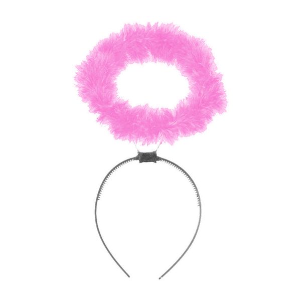 

halloween christmas party costume wreath white black angel aura headband hair hoop hair masquerade decor hair clip girl gift