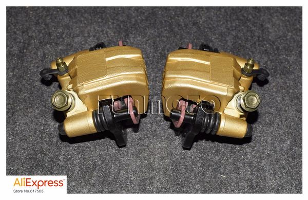 

front left and right brake caliper brake shoe of loncin150cc atv /bashan 150atv and 250cc buggy gokart parts
