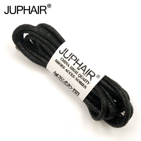 

1-12 pairs black boy unise laces waxed round shoelaces sneaker solid polyester twisted shoes metal head shoelaces