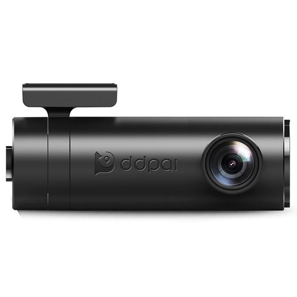 DDPai Mini2S Araç DVR Kamera 1440p HD 140 Derece FOV F1.8 Dahili 2.4GHz Çift WiFi Döngü Kaydedici - Siyah