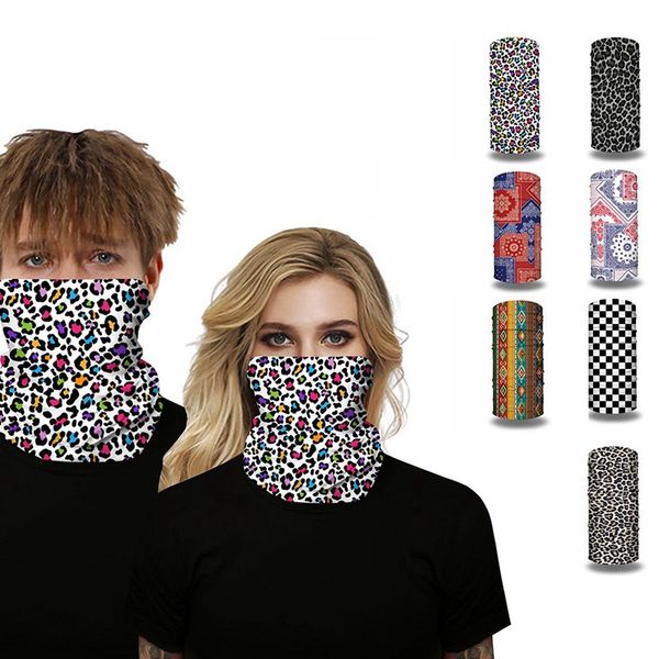 

magic headband elastic breathable neck gaiter warmer tube scarf half face cover bandana headwear, Black