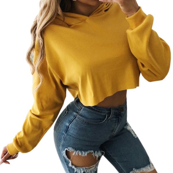 

hoody hoodies crop pullover long sleeve autumn sweatshirt winter wine red women hooded plus size female girl harajuku, Black