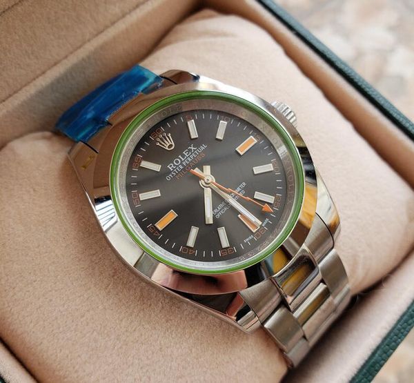 

2019 men 039 automatic mechanical watch 40mm dial apphire gla mirror imported movement tainle teel wri tband bu ine fa hion