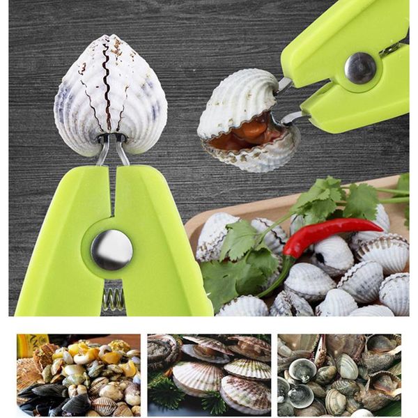 

многофункциональный моллюск гайка устройства открытие цинковый сплав орех моллюск клип пластиковые моллюск устройства открытие посуда кухня