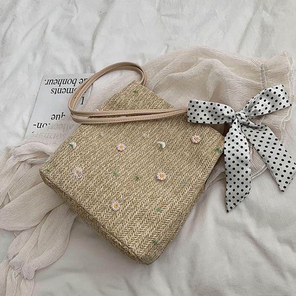

bags for women's fashion scarves woven shoulder bag floral handbag woven bag beach crossbody bags for women beach #38