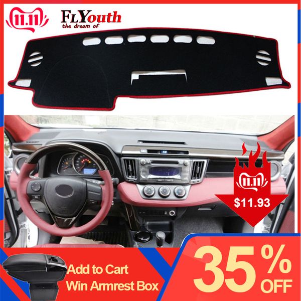 

car dashboard cover for rav4 2013 2014 2015 2016 2017 2018 rav 4 dash mat sun shade pad carpet anti-uv non-slip 1pc