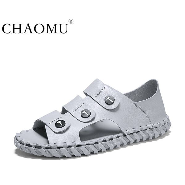 

soft bottom sandals men's seam summer new personality casual outdoor beach shoes open toe men's sandals tide, Black