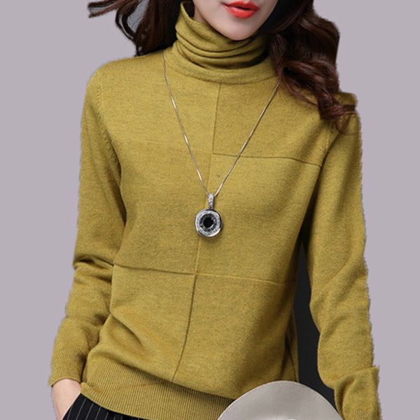 

autumn winter cashmere sweater female pullover high collar turtleneck sweater women solid color lady basic maxi xxxl, White;black