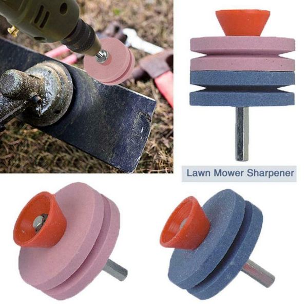 

universal lawn mower faster blade sharpener grinder garden tools rotary drill lawnmower rotary blade sharpener