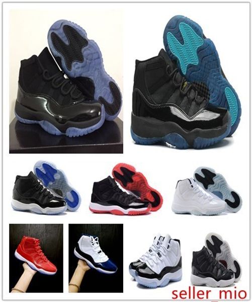 

11s black space jam basketball shoes 11 bred concord gym red chicago cap and gown win like 82 athletics white stingray men designer sneakers