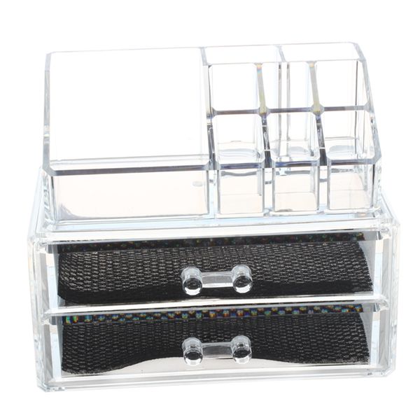 

new clear acrylic makeup lipstick display stand holder cosmetic storage